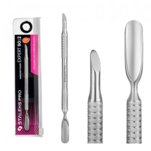 Pusher Cuticle Manicure Pedicure Staleks Pro Expert90/2 slant pusher and rounded wide pusher