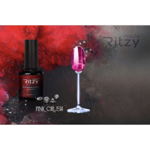 BOHEMIAN Glass gel polish PINK CRUSH (top free)