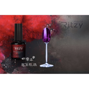 BOHEMIAN Glass gel polish "Rich Plum" (tpo free)