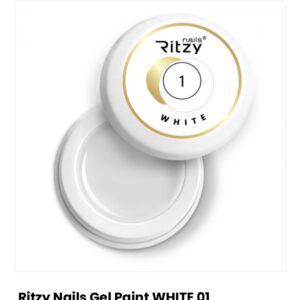 Ritzy Nails Gel Paint WHITE 01