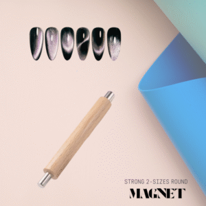 Magnet ROUND STRONG cylinder wooden handle